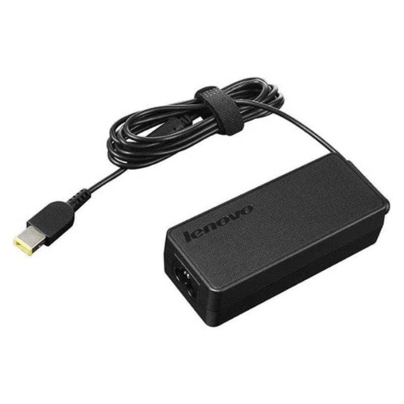 Lenovo Compatible 65W 20V 3.25A Slim Tip USB Rectangular Yellow Pin Laptop Adapter Charger With Power Cord